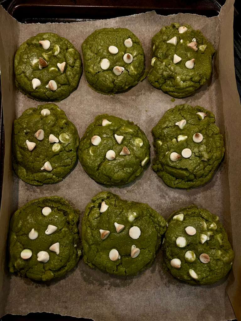 Matcha White Chocolate Cookies