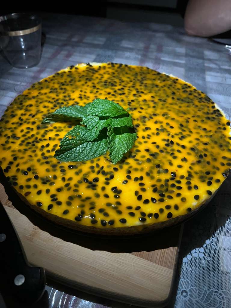 Passion Fruit Cheesecake